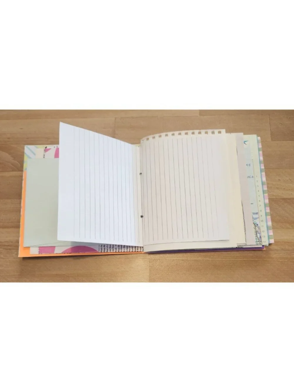 Colorful Floral Junk Journal Handmade 96 pages